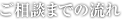 ご相談までの流れ